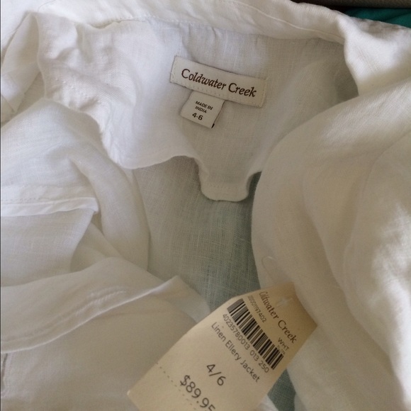 New - Cold Watercreek linen jacket - Picture 4 of 4